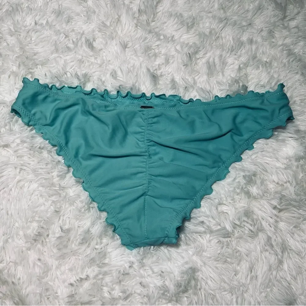 EUC Hollister Ruffle Hipster Bikini Bottom‎ M